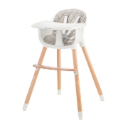 Imagine SCAUN DE MASA KINDERKRAFT SIENNA, 2 IN 1, GREY
