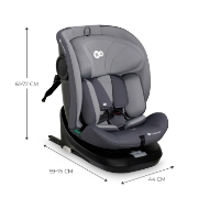 Imagine SCAUN AUTO KINDERKRAFT I-GROW I-SIZE 40-150 CM, GREY