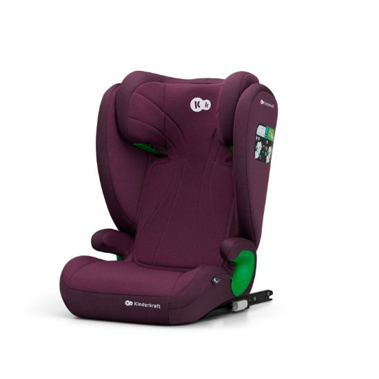 Imagine SCAUN AUTO KINDERKRAFT JUNIOR FIX2, I-SIZE 100-150 CM, CHERRY RED