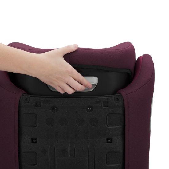 Imagine Scaun auto Kinderkraft JUNIOR FIX 2 i-Size, 100–150 cm, Cherry Pearl