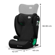 Imagine SCAUN AUTO KINDERKRAFT JUNIOR FIX2, I-SIZE 100-150 cm, GRAPHITE BLACK