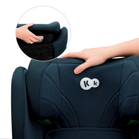 Imagine Scaun auto Kinderkraft JUNIOR FIX 2 i-Size, 100-150 cm, Harbor Blue
