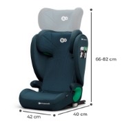 Imagine SCAUN AUTO KINDERKRAFT JUNIOR FIX2, I-SIZE 100-150 CM, HARBOR BLUE