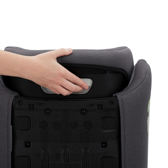 Imagine Scaun auto Kinderkraft JUNIOR FIX 2 i-Size, 100-150 cm, Rocket Grey