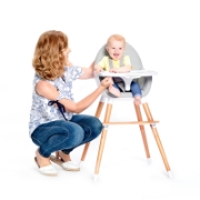 Imagine SCAUN DE MASA KINDERKRAFT FINI, 2 IN 1, GREY