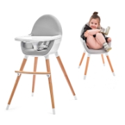 Imagine SCAUN DE MASA KINDERKRAFT FINI, 2 IN 1, GREY