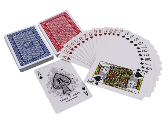 Imagine SET 2 PACHETE CARTI ROYAL CANASTA POKER DIN PLASTIC