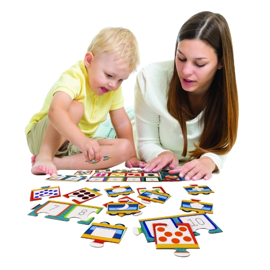 Imagine TRENULETUL VESEL NUMERE FORME CULORI