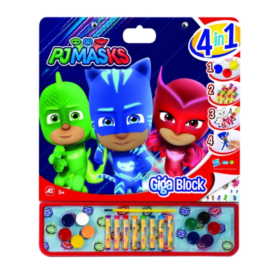 Imagine EROI IN PIJAMALE SET PENTRU DESEN GIGA BLOCK 4 IN 1