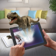 Imagine DESCOPERA DINOZAURUL T-REX & TRICERAPTOR FLUO STIINTA SI JOACA