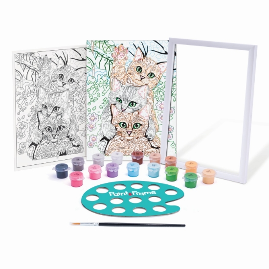 Imagine  Pictează și înrămează Pisici Amuzante