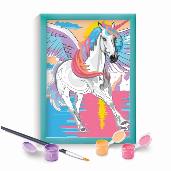 Imagine Pictează și înrămează Unicornul Magic
