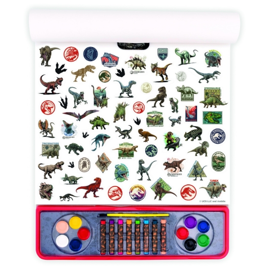 Imagine Jurassic World set pentru desen Giga Block 4 in 1