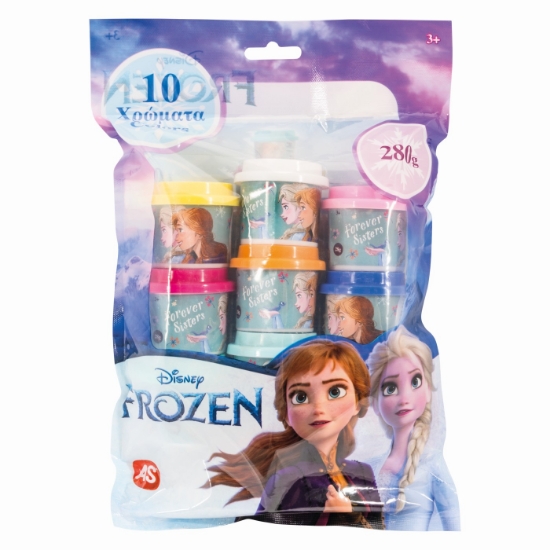 Imagine 10 BORCANASE DE PLASTILINA FROZEN IN PUNGA DE PLASTIC