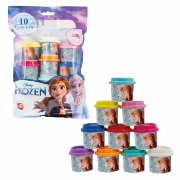 Imagine 10 BORCANASE DE PLASTILINA FROZEN IN PUNGA DE PLASTIC