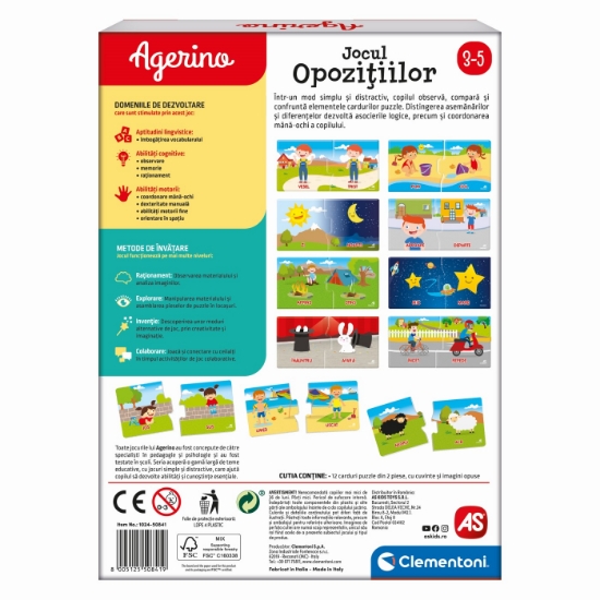 Imagine AGERINO JOCUL OPOZITIILOR