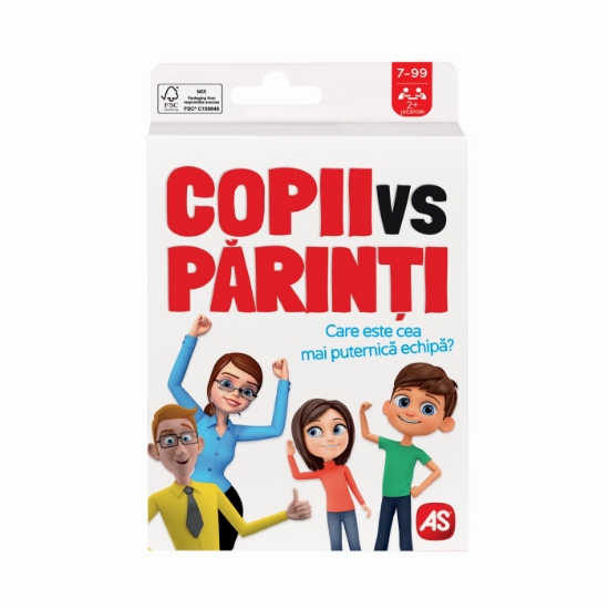 Imagine JOC DE CARTI COPII VS PARINTI