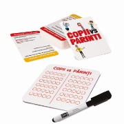 Imagine Joc de cărți copii vs părinți