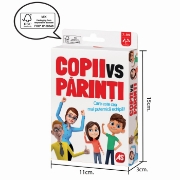 Imagine JOC DE CARTI COPII VS PARINTI