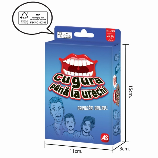 Imagine JOC DE CARTI CU GURA PANA LA URECHI