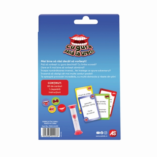 Imagine JOC DE CARTI CU GURA PANA LA URECHI