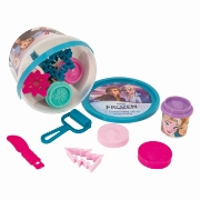 Imagine GALETUSA CU 4 BORCANASE DE PLASTILINA SI ACCESORII FROZEN