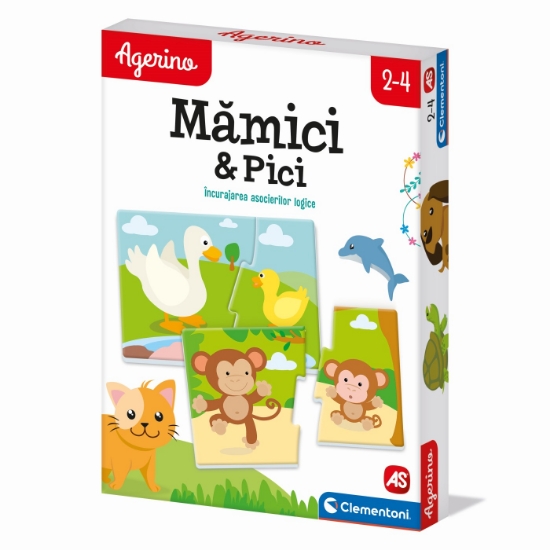 Imagine Agerino joc educativ mămici și pici