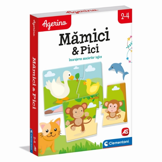 Imagine Agerino joc educativ mămici și pici