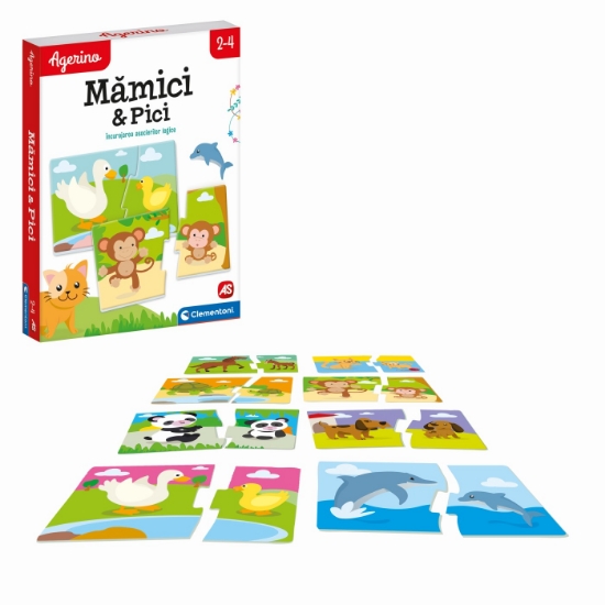 Imagine Agerino joc educativ mămici și pici