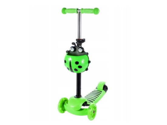 Imagine TROTINETA MALPLAY BUBURUZA TIP SCOOTER CU 3 ROTI VERDE