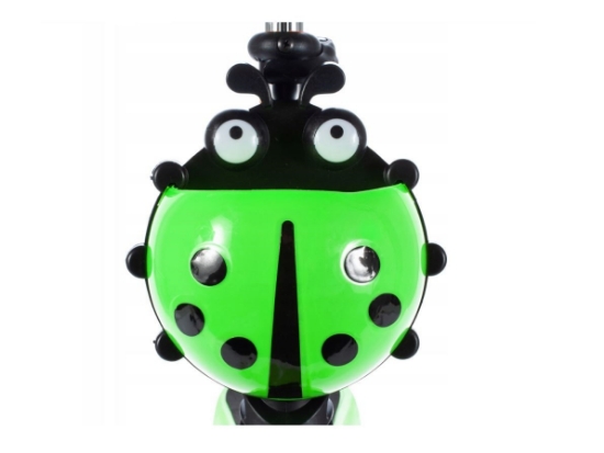 Imagine Trotinetă Malplay Buburuză tip scooter cu 3 roți – Verde