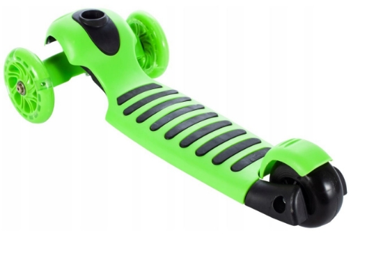 Imagine Trotinetă Malplay Buburuză tip scooter cu 3 roți – Verde