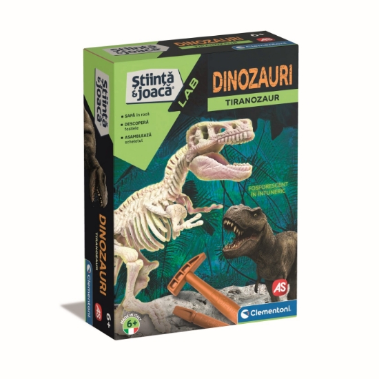 Imagine STIINTA SI JOACA DESCOPERA DINOZAURUL T-REX FLUO 