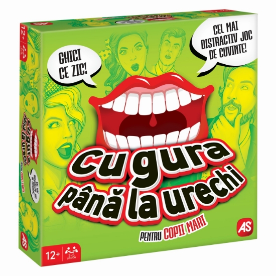 Imagine JOC CU GURA PANA LA URECHI PENTRU COPII MARI