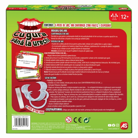 Imagine JOC CU GURA PANA LA URECHI PENTRU COPII MARI