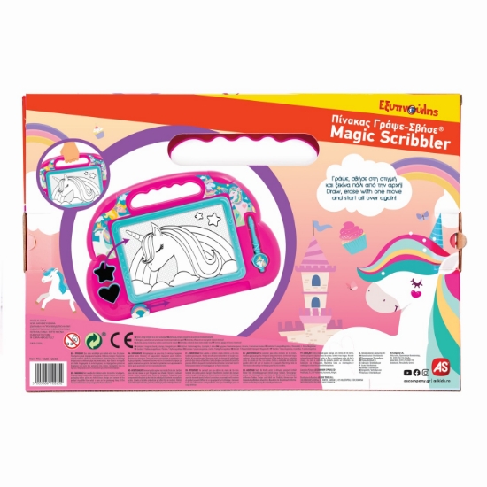 Imagine Tabla magnetică de desen Magic Scribbler Fantasy Dreams