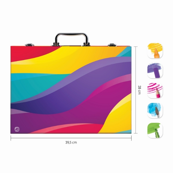 Imagine Husă pentru desen Deluxe 100 accesorii