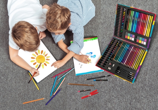 Imagine Husă pentru desen Deluxe 100 accesorii