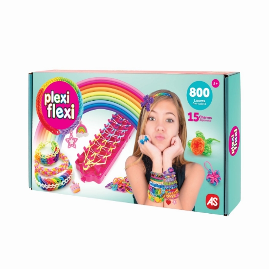 Imagine PLEXI FLEXI GHERGHEF PENTRU IMPLETIT CU 800 ELASTICE DIN CAUCIUC SI 15 ACCESORII