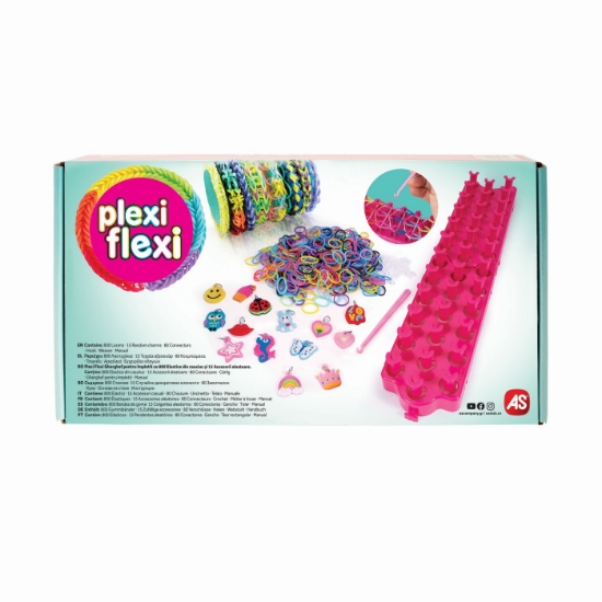 Imagine PLEXI FLEXI GHERGHEF PENTRU IMPLETIT CU 800 ELASTICE DIN CAUCIUC SI 15 ACCESORII