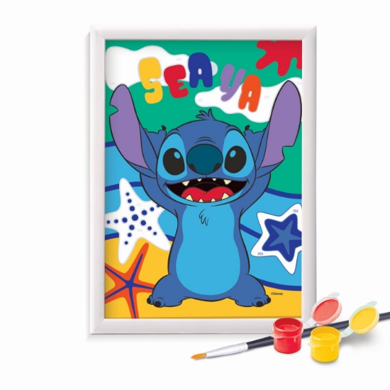 Imagine Pictează și înrămează Disney Stitch