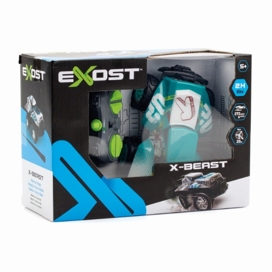 Imagine SILVERIT EXOST MASINA CU TELECOMANDA X MONSTER VERDE
