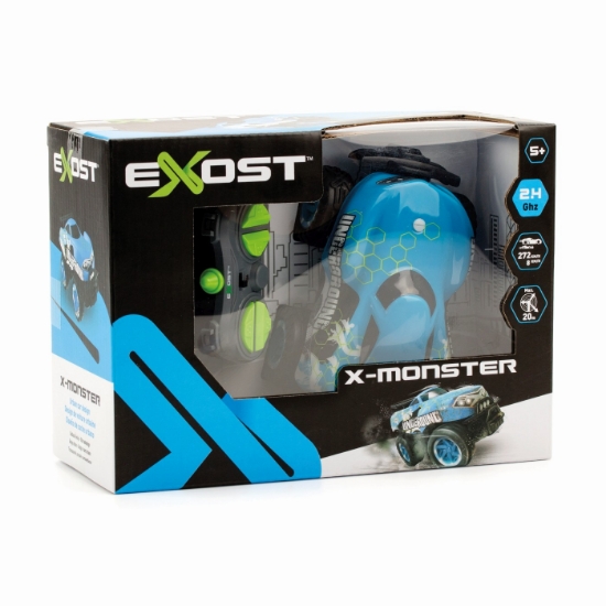 Imagine SILVERIT EXOST MASINA CU TELECOMANDA X MONSTER ALBASTRA