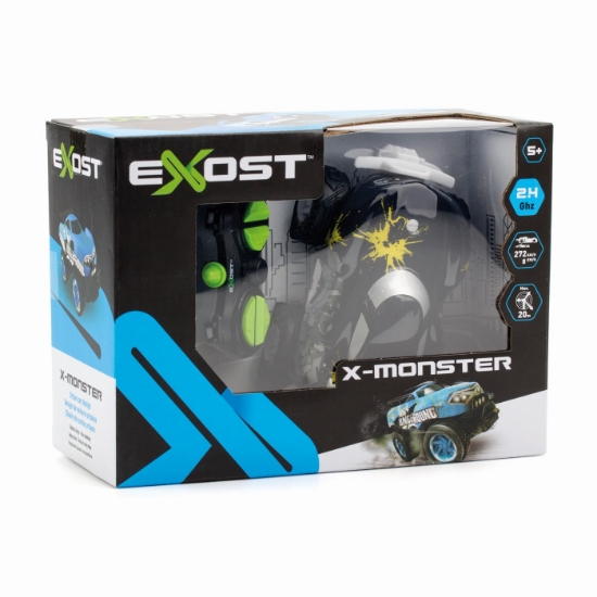 Imagine SILVERIT EXOST MASINA CU TELECOMANDA X MONSTER NEAGRA