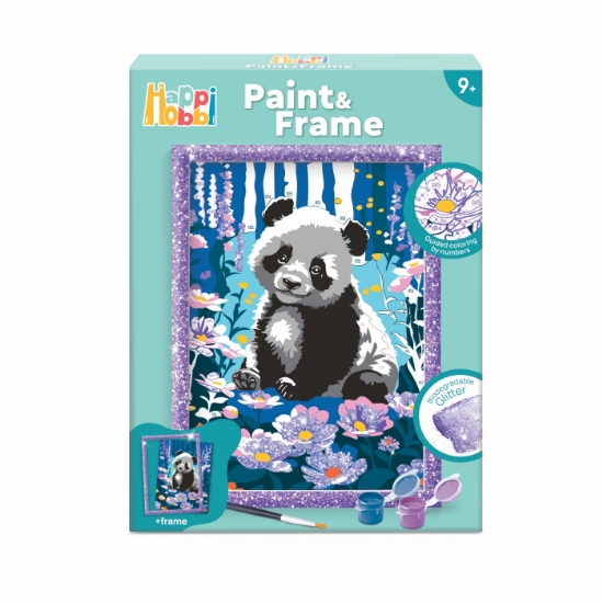 Imagine HAPPI HOBBI PICTEAZA INRAMEAZA PANDA VISATOR