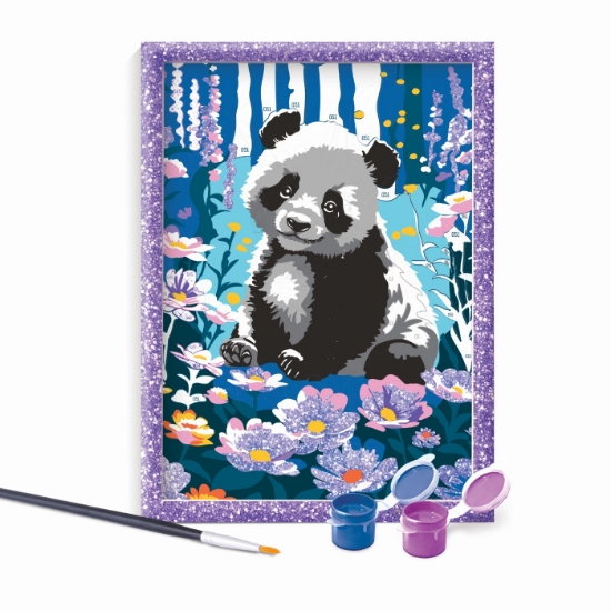 Imagine Happi Hobbi Pictează înramează Panda Visător