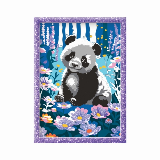 Imagine Happi Hobbi Pictează înramează Panda Visător