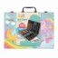Imagine Happi Hobbi Art Case Set de desen Deluxe cu 100 de accesorii Unicorn