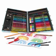 Imagine Happi Hobbi Art Case Set de desen Deluxe cu 100 de accesorii Unicorn