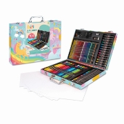 Imagine Happi Hobbi Art Case Set de desen Deluxe cu 100 de accesorii Unicorn